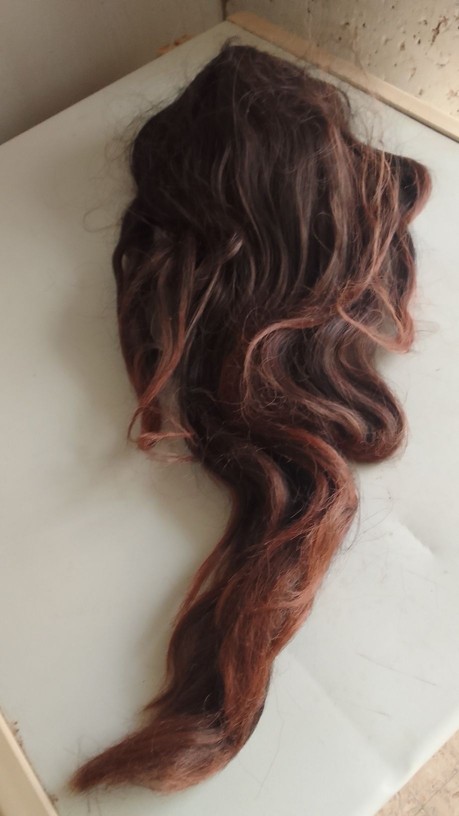 Pelucas cabello natural..vinho 54 a..