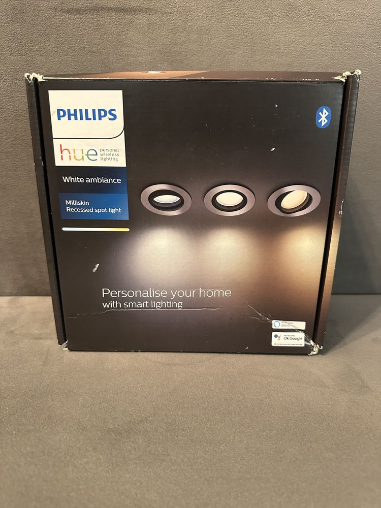 Philips hue Milliskin - zestaw reflektorów na gu10 (srebrne)