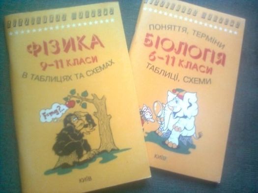 Посібник-довідник в таблицях з фізики.