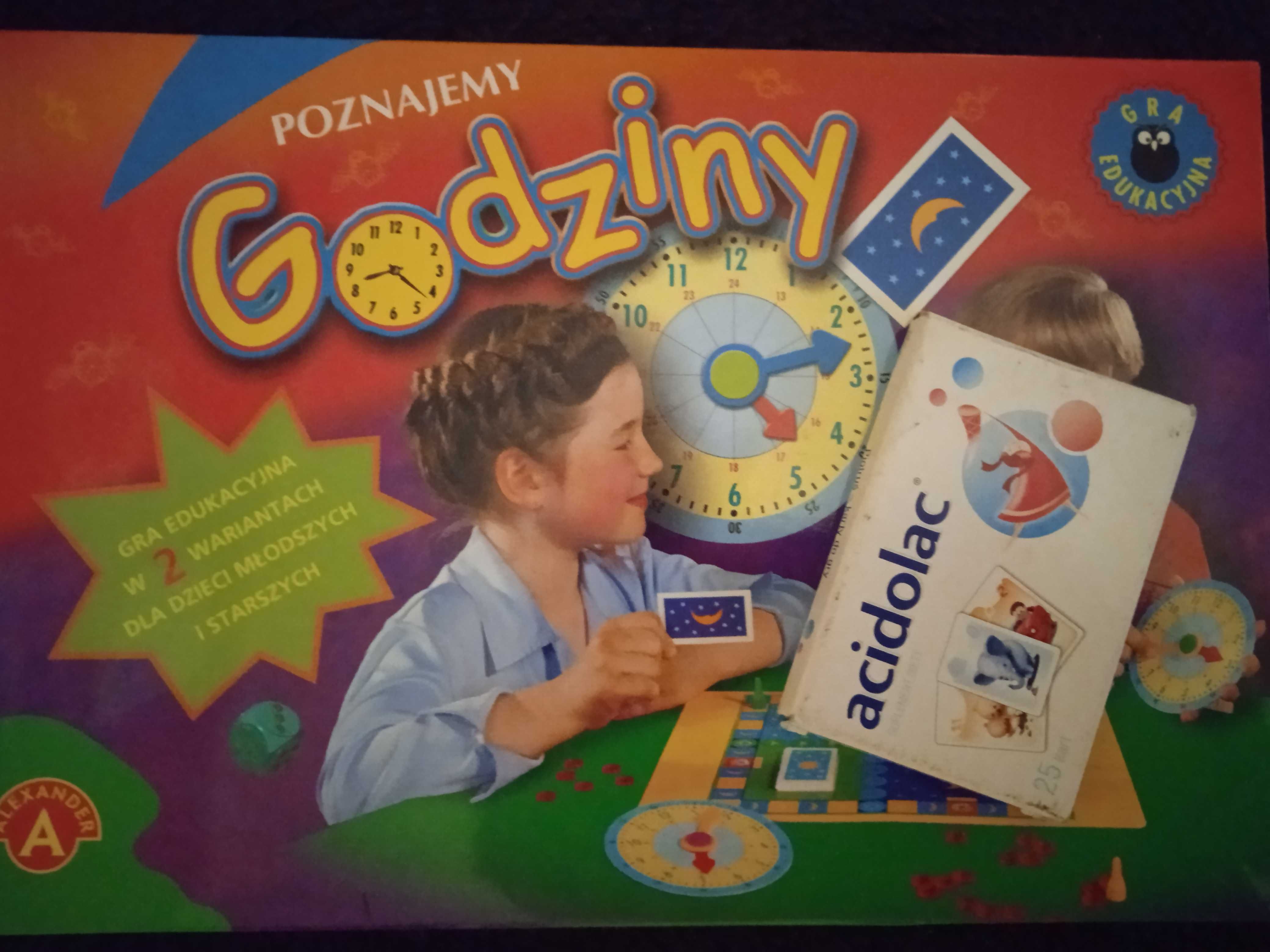 Gra edukacyjna Poznajemy Godziny Alexander + gratis!