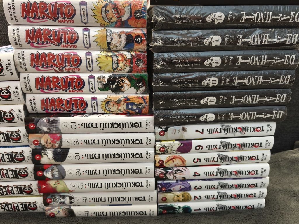 Продам Токийский Гуль/One piece/Death note Манга