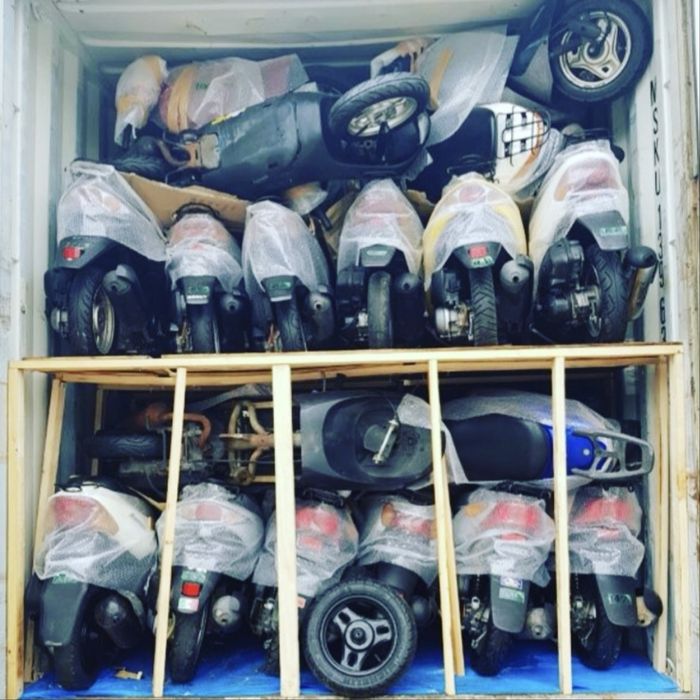 Скутера з контейнера Японія без пробгу по Укр