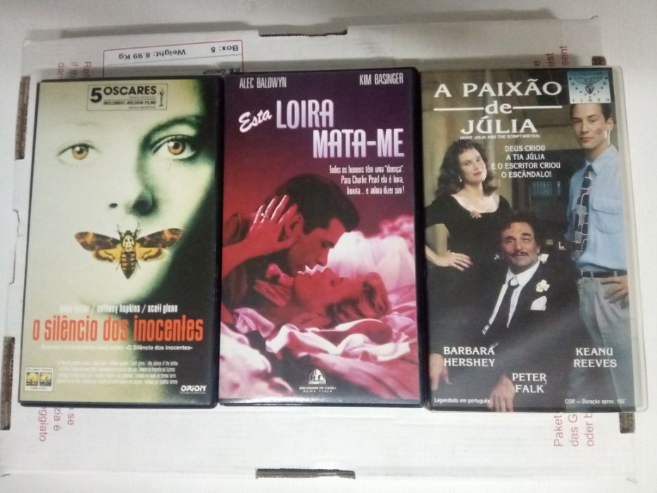 3 Cassetes VHS originais