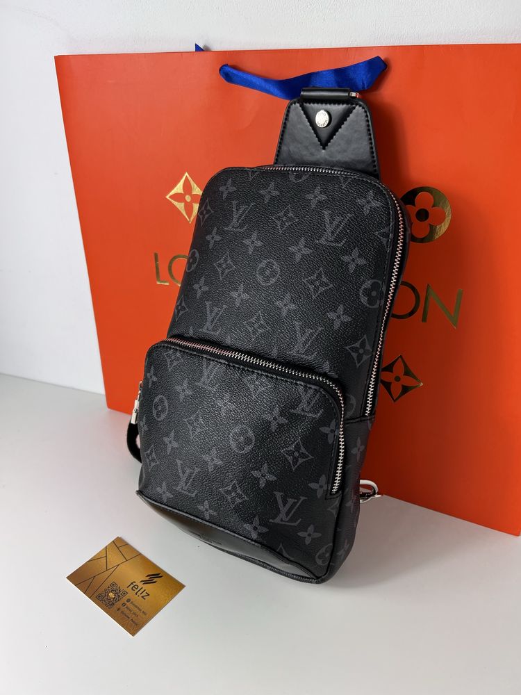 Nerka saszetka na ramię Louis Vuitton monogram Canvas Avenue premium