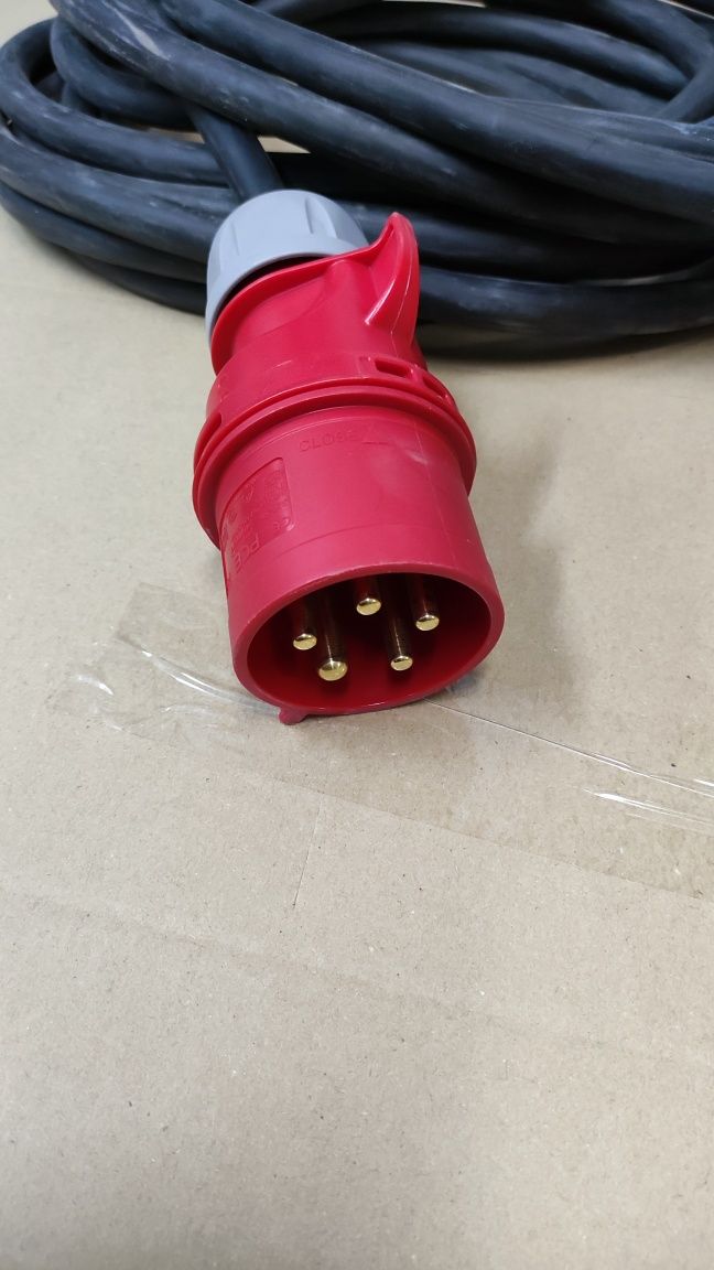 Przewód siłowy 5x4mm2 z wtyczką