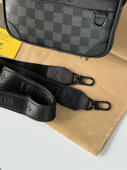 Чоловіча сумка Louis Vuitton мужская сумка бананка барсетка мессенджер