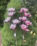 Nowe piękne duże piankowe sztuczne kwiaty magnolia 5 szt na gałązce
