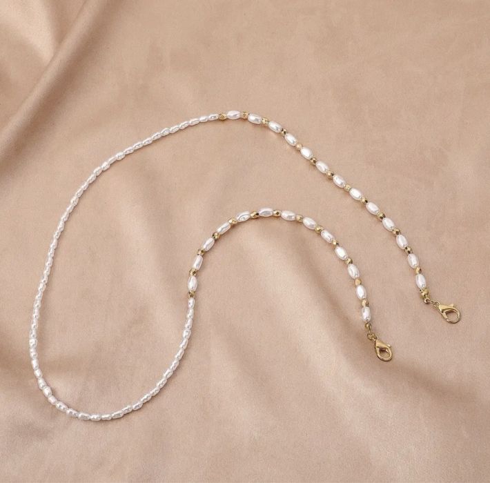 Перловий ланцюжок для окулярів