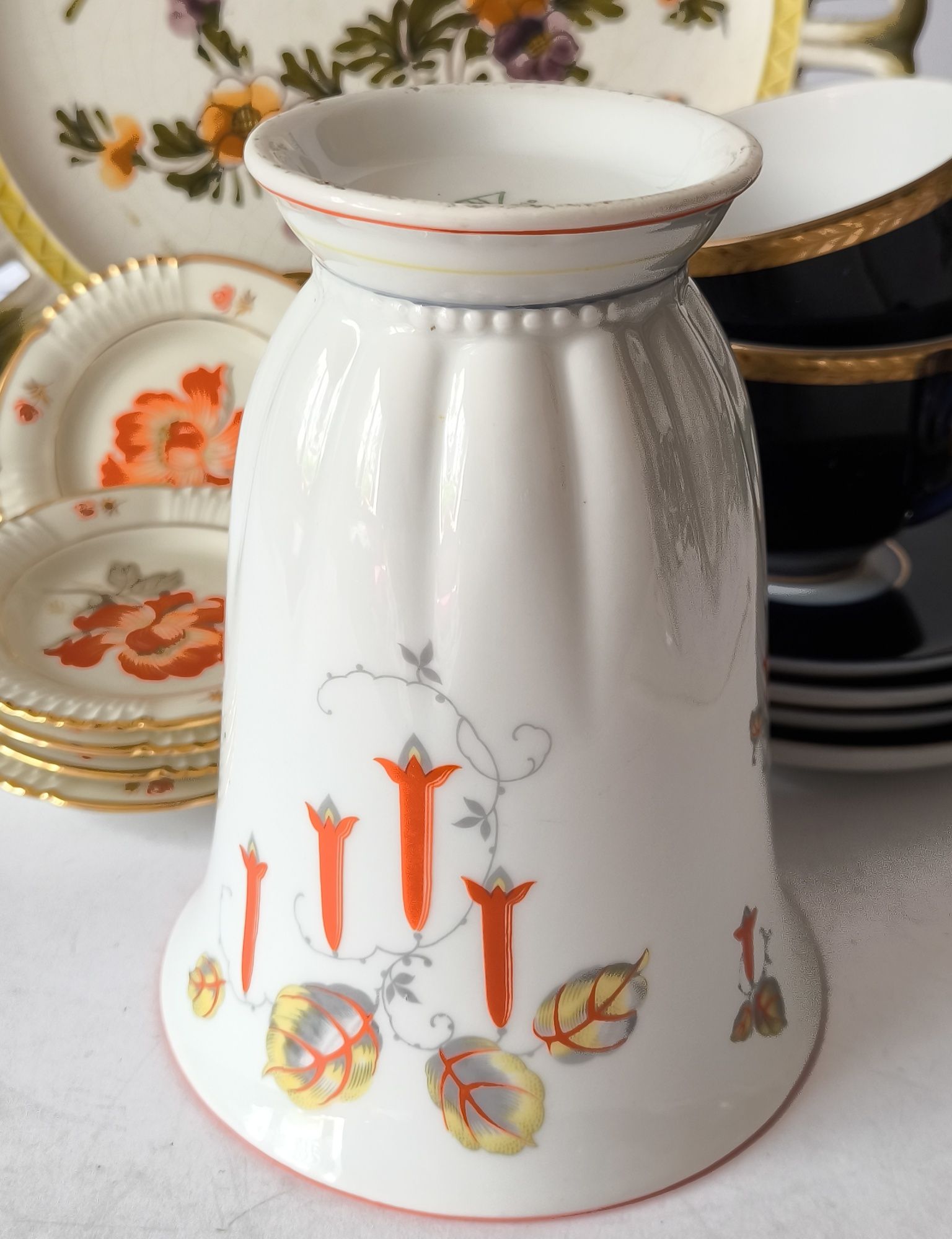 Piękny stary wazon porcelana Bavaria kolekcja