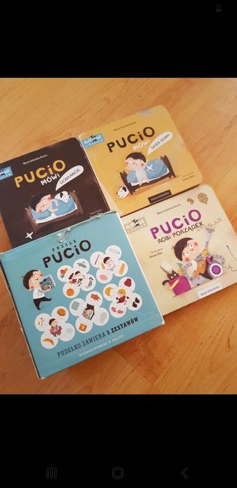 Pucio książki i puzzle