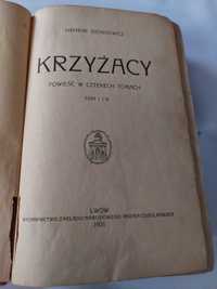 Stara książka z prywatnej kolekcji "Krzyżacy" 1931