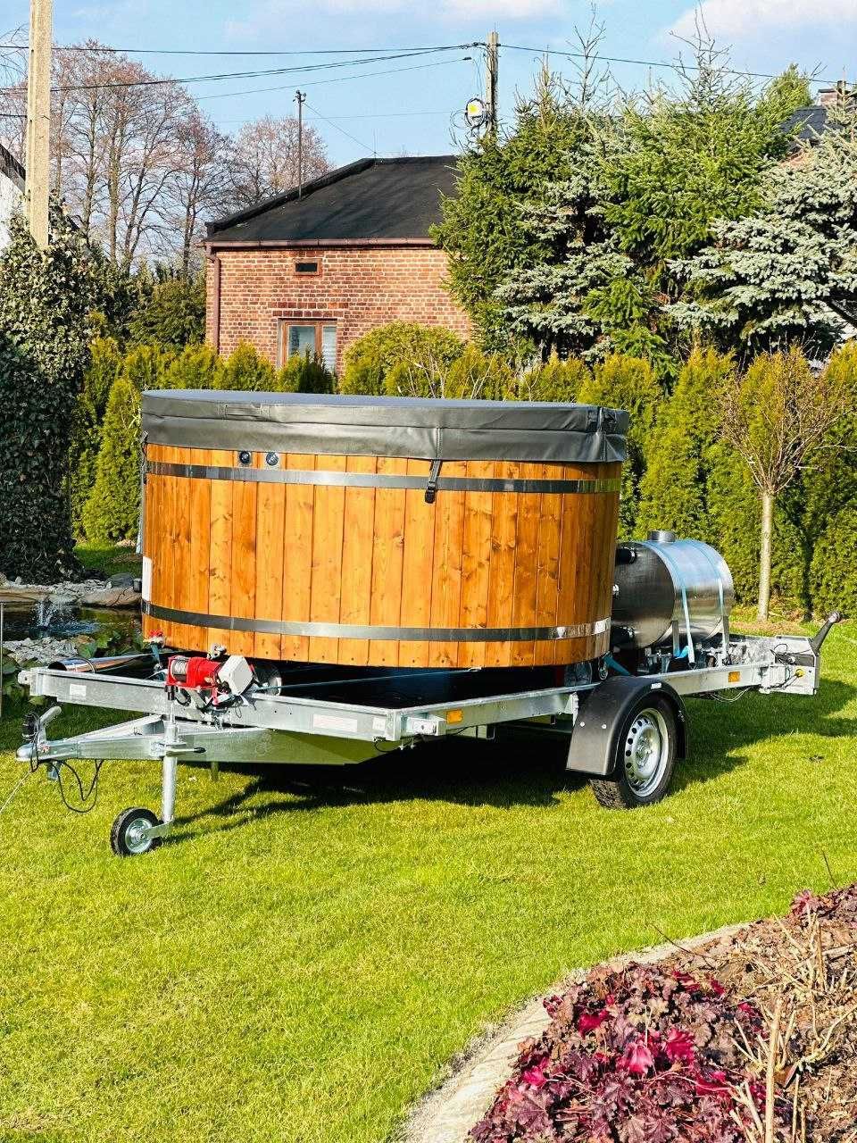 Balia/Bania OGRODOWA | Ruska Bania | Jacuzzi | HOT TUB Termo drewno