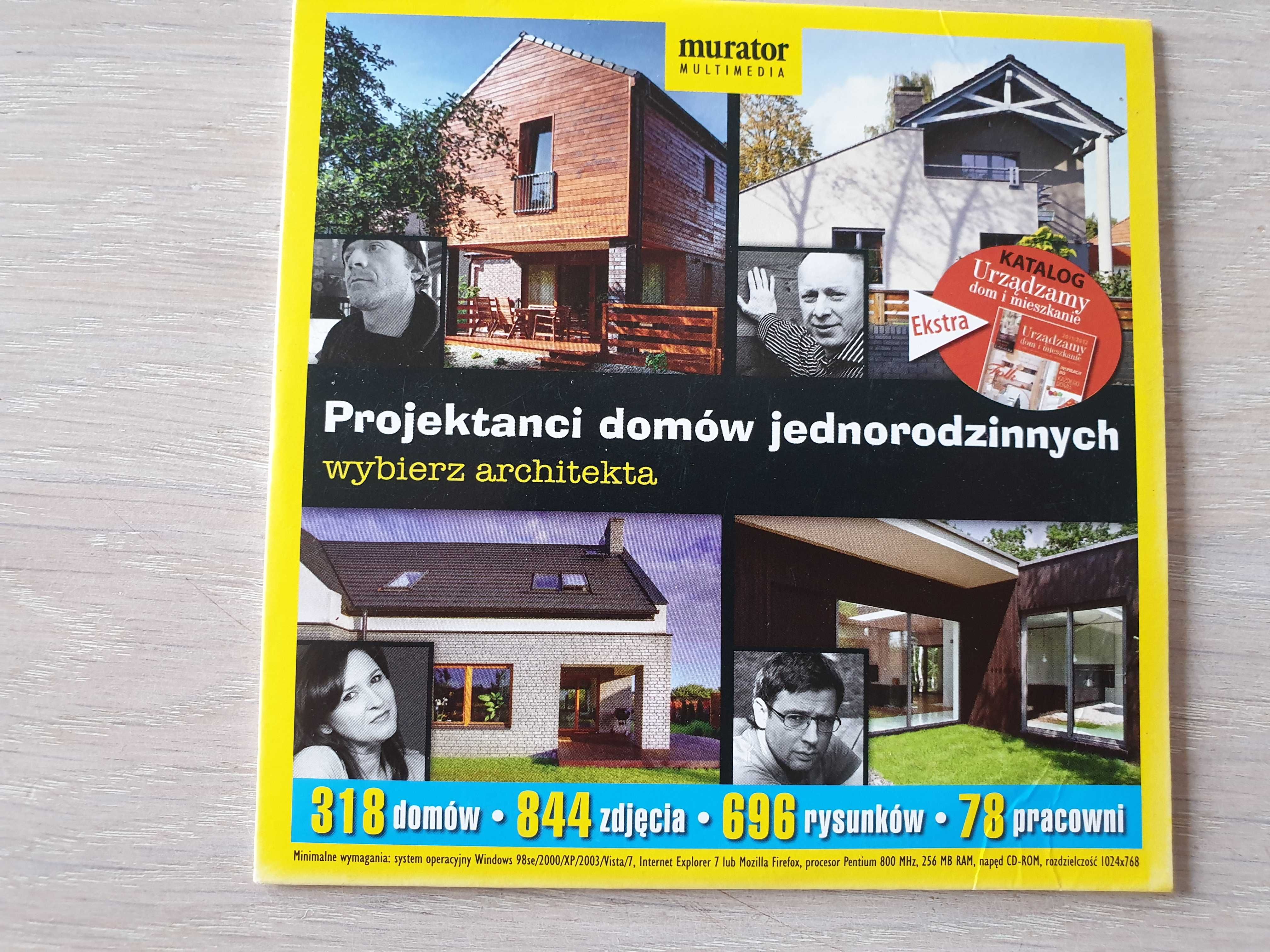 Projektanci domów jednorodzinnych Murator na CD