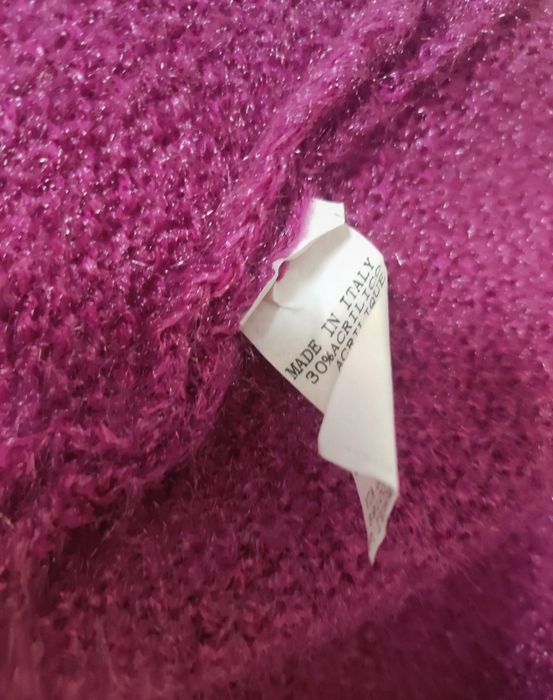 Nowy sweter fuksjowy Made in Italy M