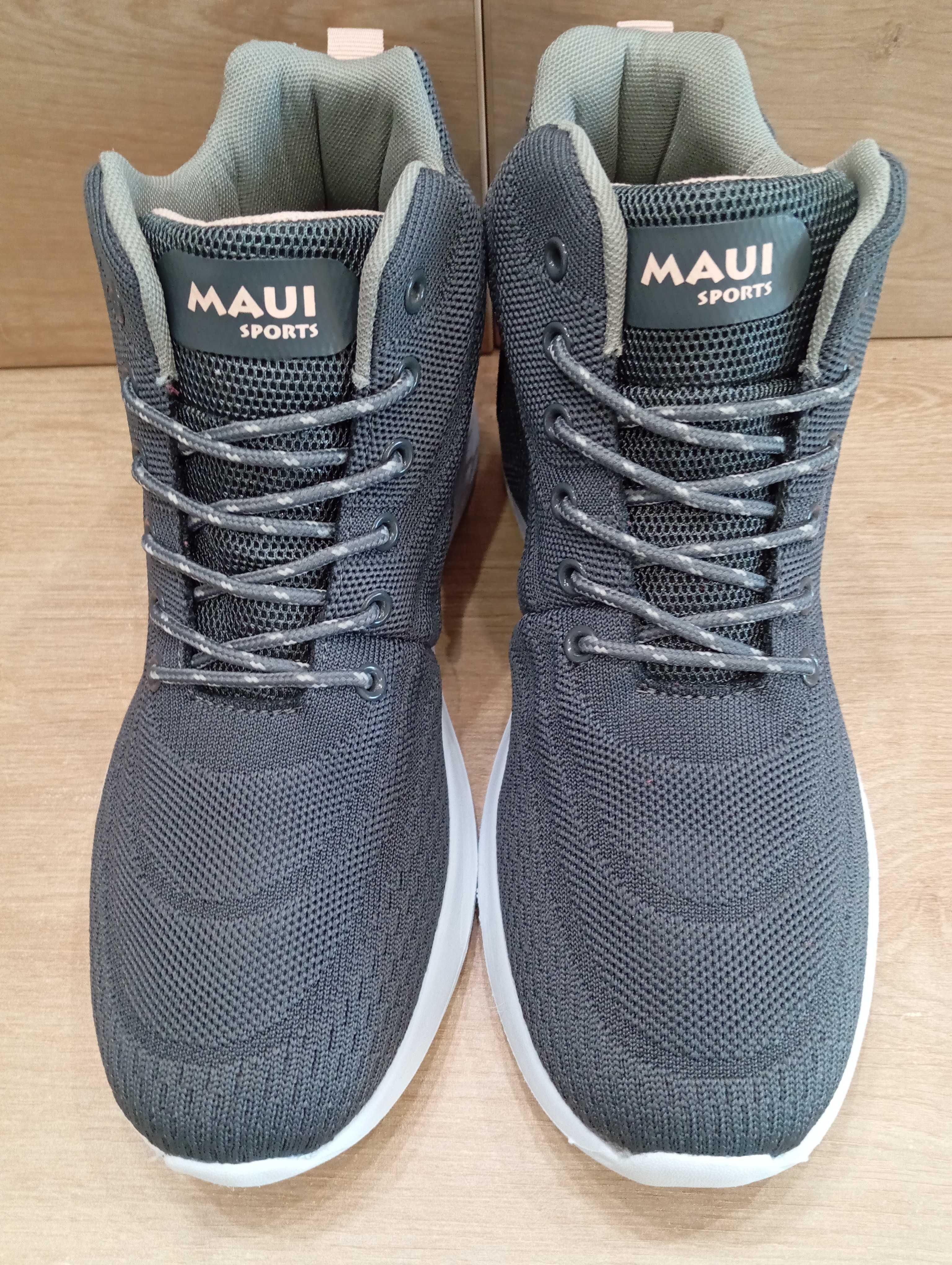 MAUI* SPORTS Super Lekkie Wysokie Sneakersy Damskie Rozm. 39 /25cm.