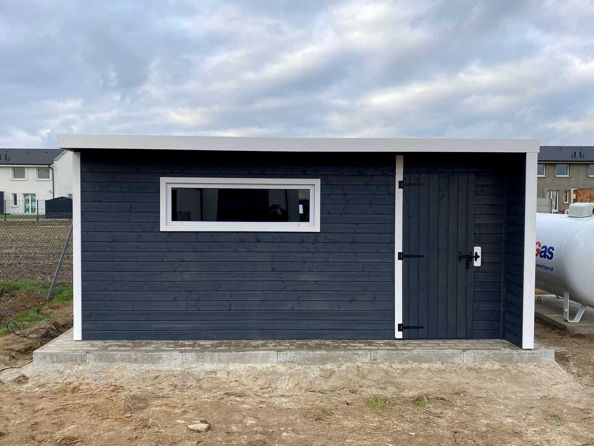 Nowoczesny domek narzędziowy 3m x 5m Altanka drewniana domek PRODUCENT