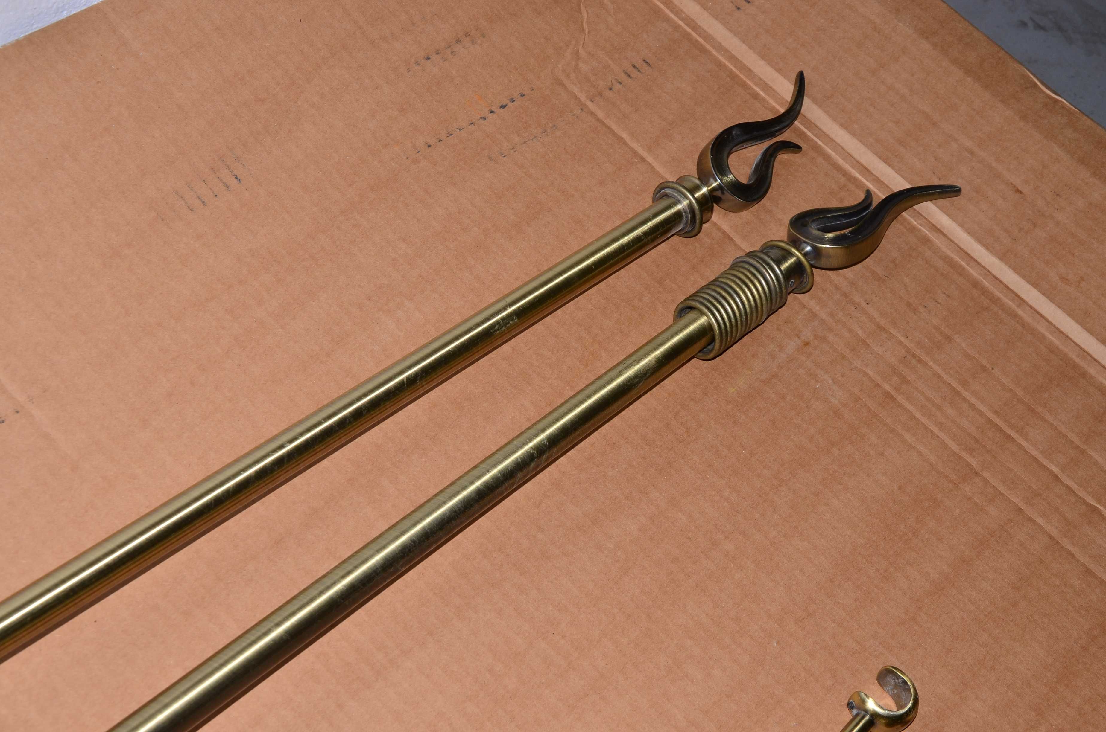 Długi Pojedynczy Metalowy Karnisz 320 cm