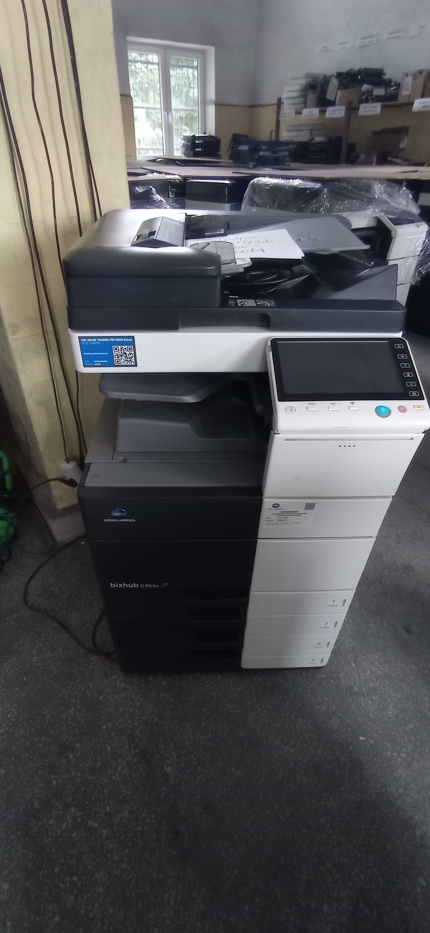 Drukarka laserowa ze skanerem kolor Konica C458 skan A3+ Gwar/FV