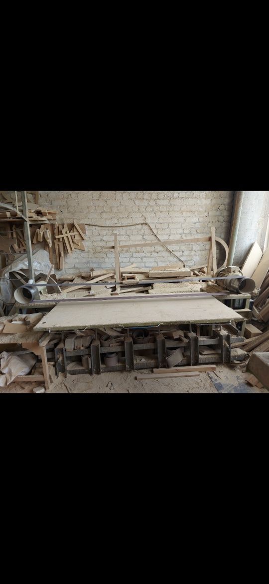 Столярный цех, станки, доска