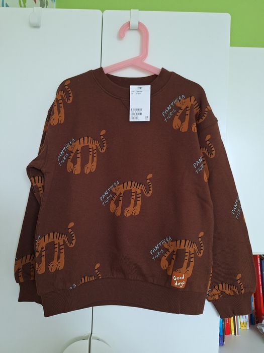 NOWA bluza H&M rozmiar 134 140 tygrysy