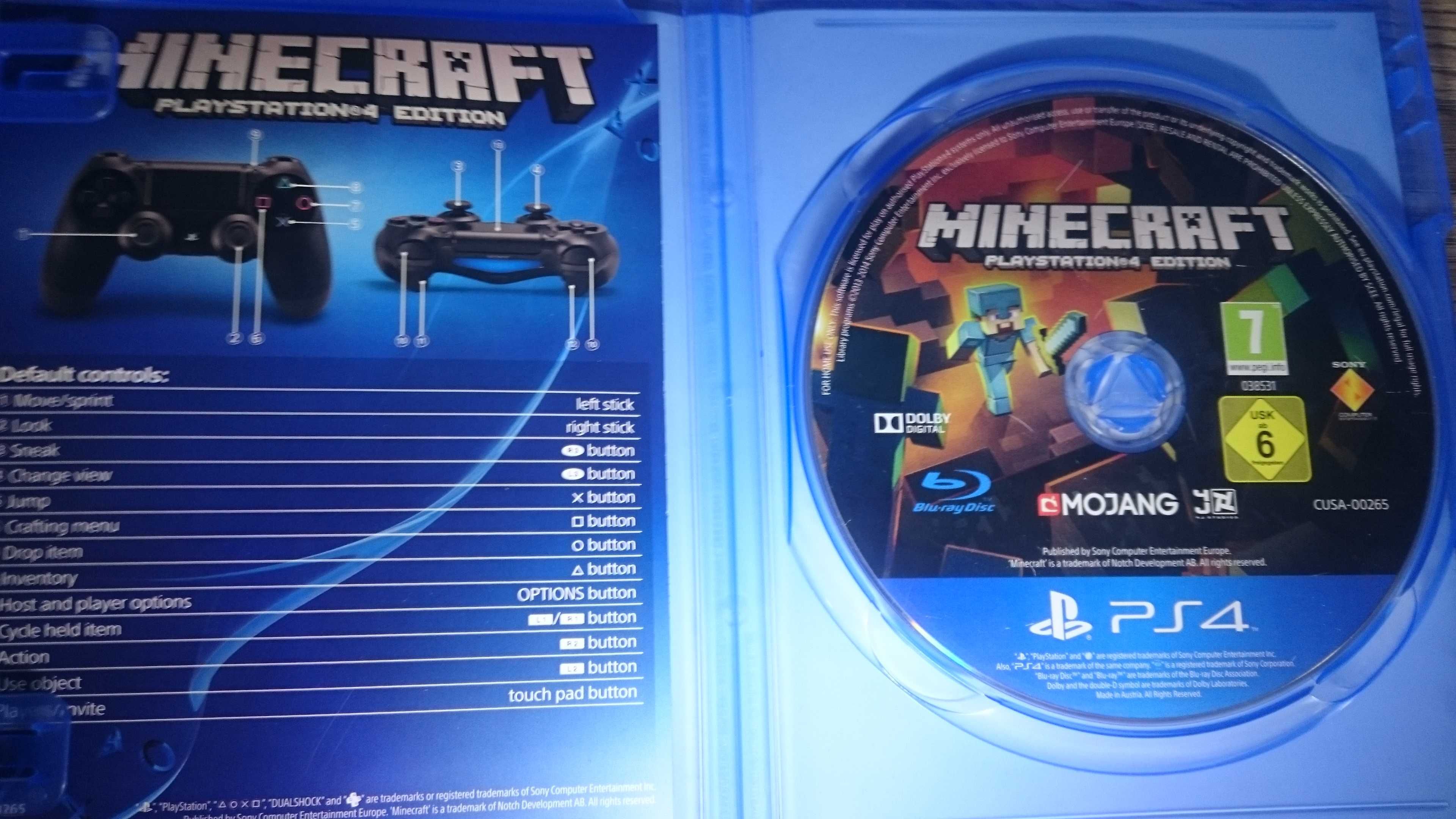 MINECRAFT PS4 Playstation 4 PL Lego Spiderman Marvel Little big planet