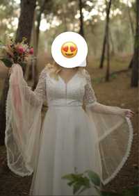 Біла сукня /весільна сукня / на розписку