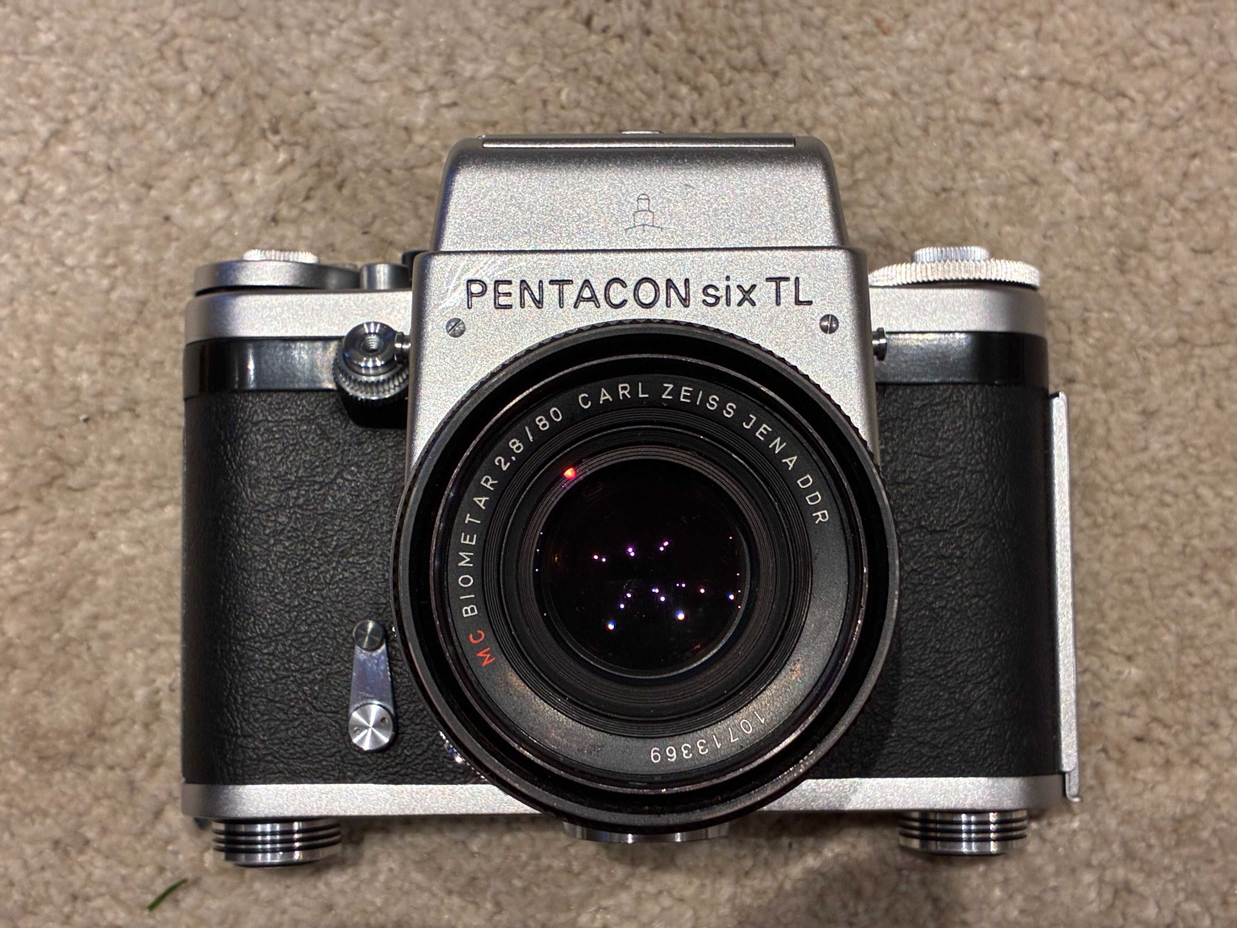 Pentacon Six TL Biometar 80mm f/2.8 – aparat analog średni format 120