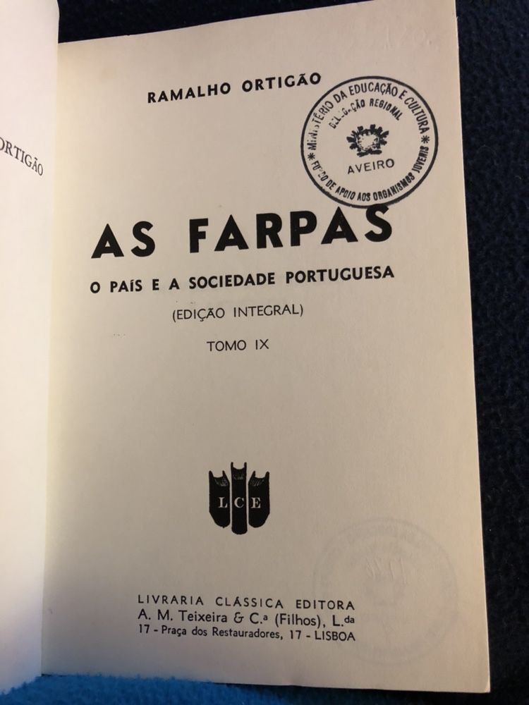 1970 Ramalho Ortigao | As Farpas IX (portes gratuitos)