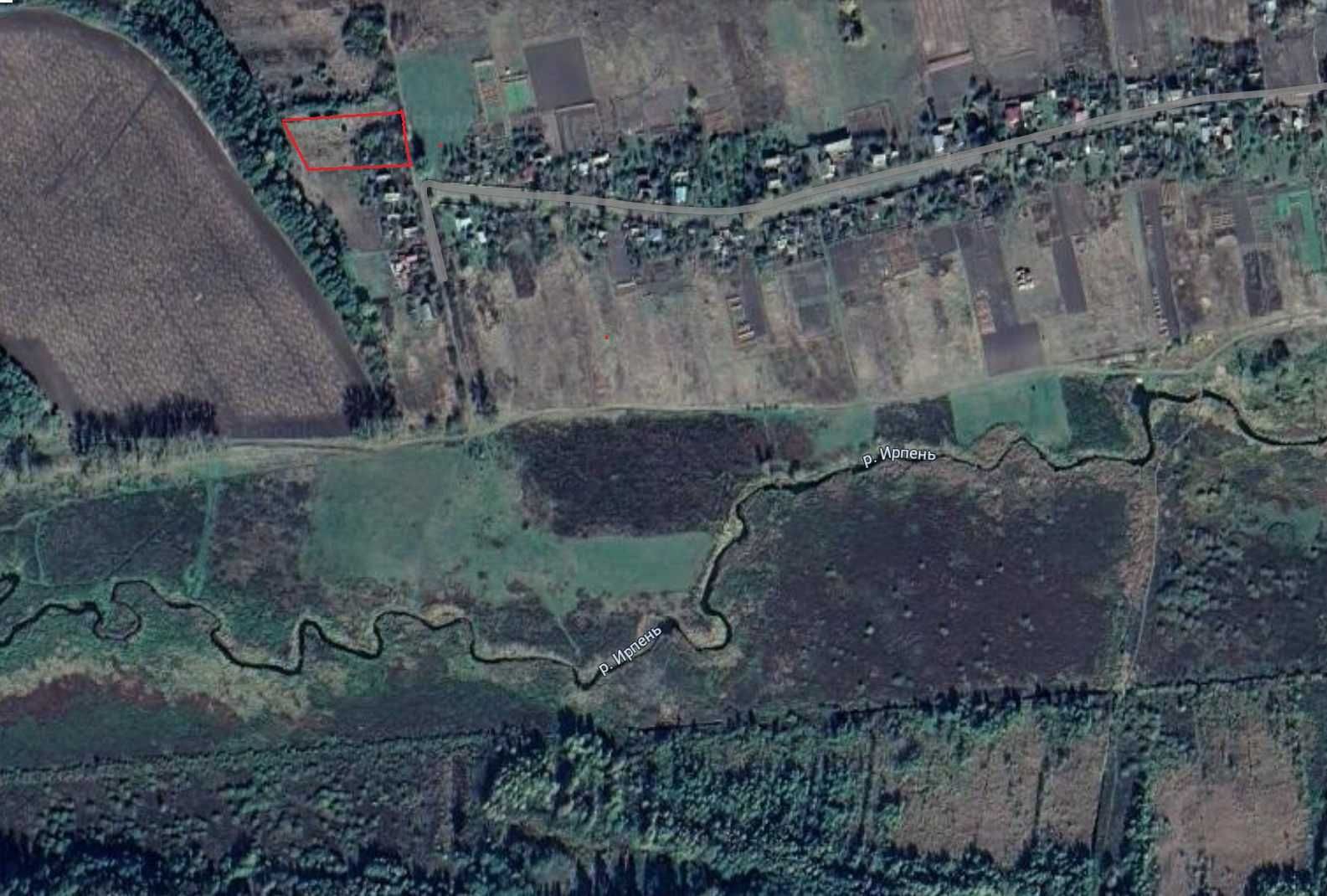 Продам. Зем.ділянка 1.05га. с.Федорівка.Під забудову. Хозяїн