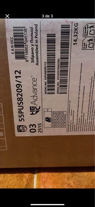Tv 55 philips 4 K