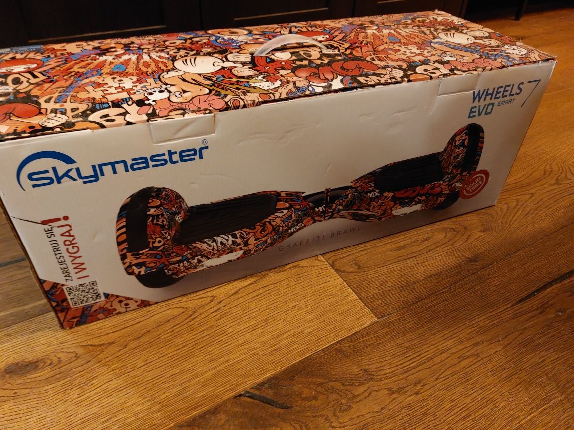 Deskorolka elektryczna Skymaster Wheels 7 Evo Smart Graffiti