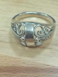 Stary srebrny pierścionek  imago artis 875