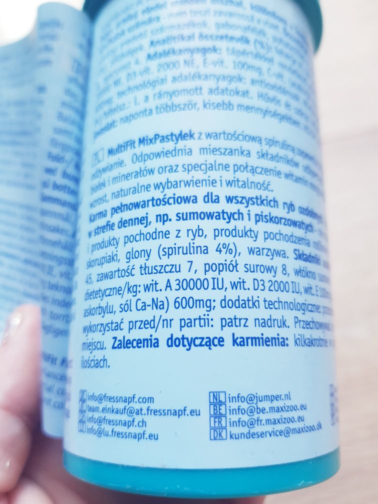 Karma dla wszystkich ryb ozdobnych Multi Fit  110g / 250ml