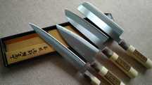 Японський ніж Shimomura Nakiri 165 mm. \ Японский нож шефа