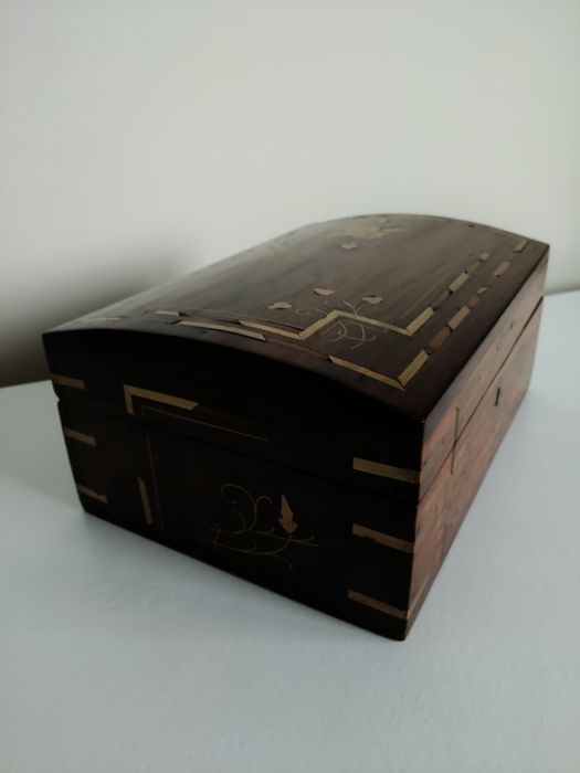 Szkatułka Drewniana - Antyki