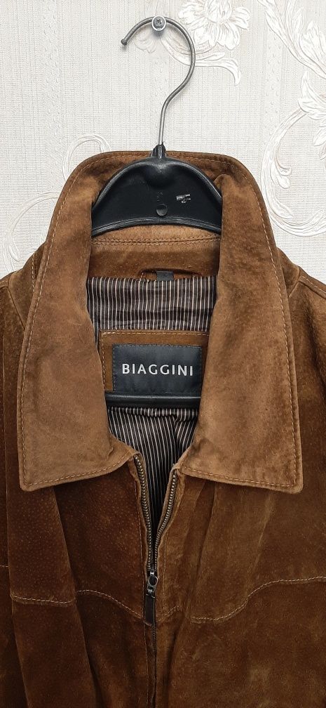 Куртка кожаная мужская Biaggini натуральная замша