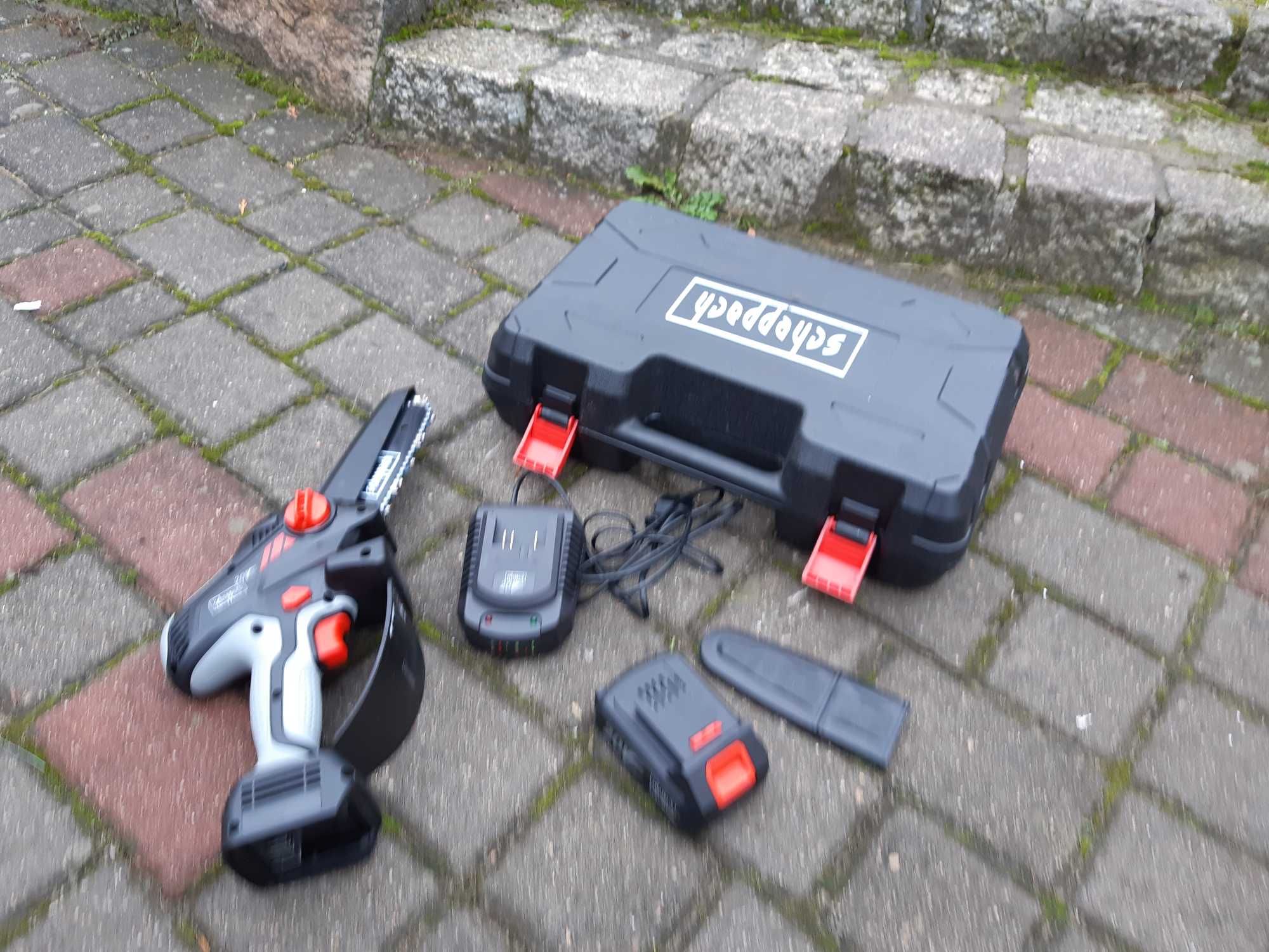Akumulatorowa Pilarka do Gałężi Scheppach 20 VOLT Powystawowa