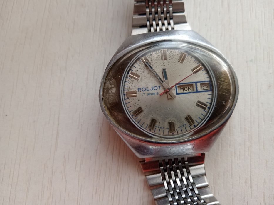 Часы полёт рыбий глаз. Полёт стадион. Годинник польот! Робочий!