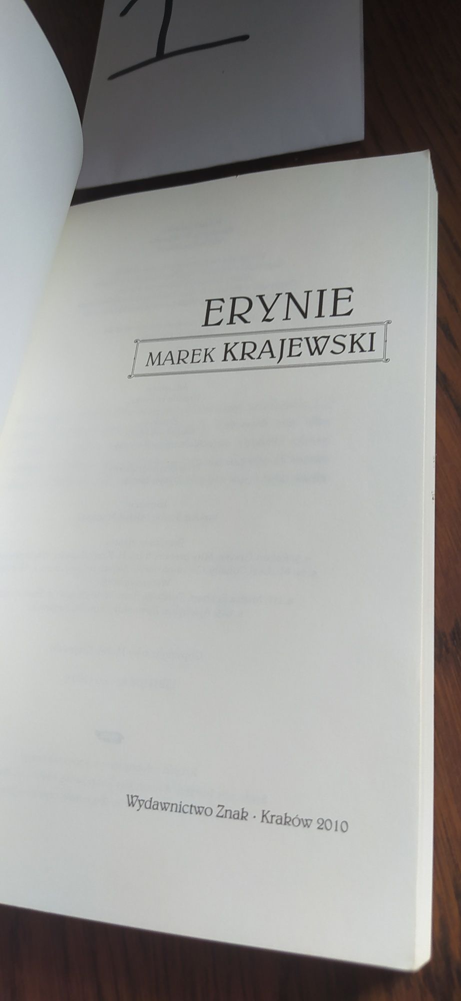 Erynie Marek Krajewski