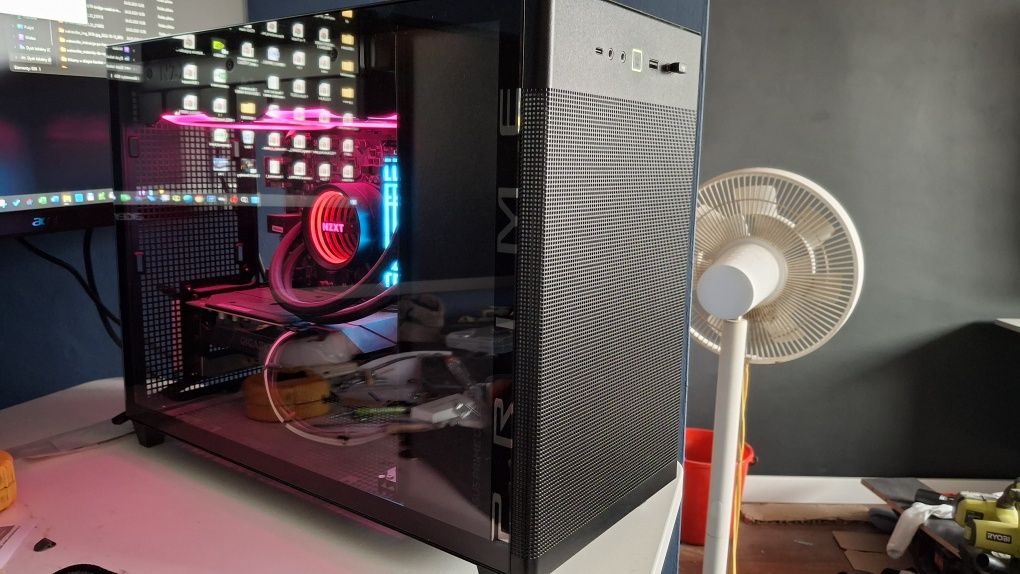 Komputer pc do gier. Nzxt Core I5, 32gb ddr4 ram, m.2 512 SSD, wifi 6,