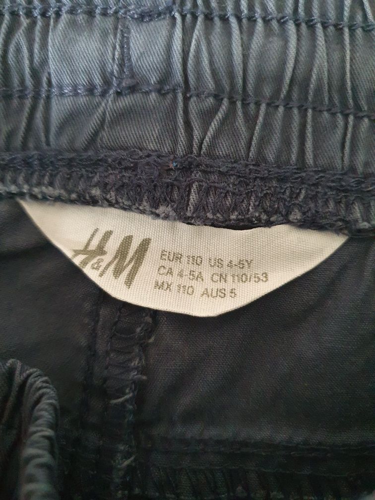 Spodnie 110 H&M bojówki