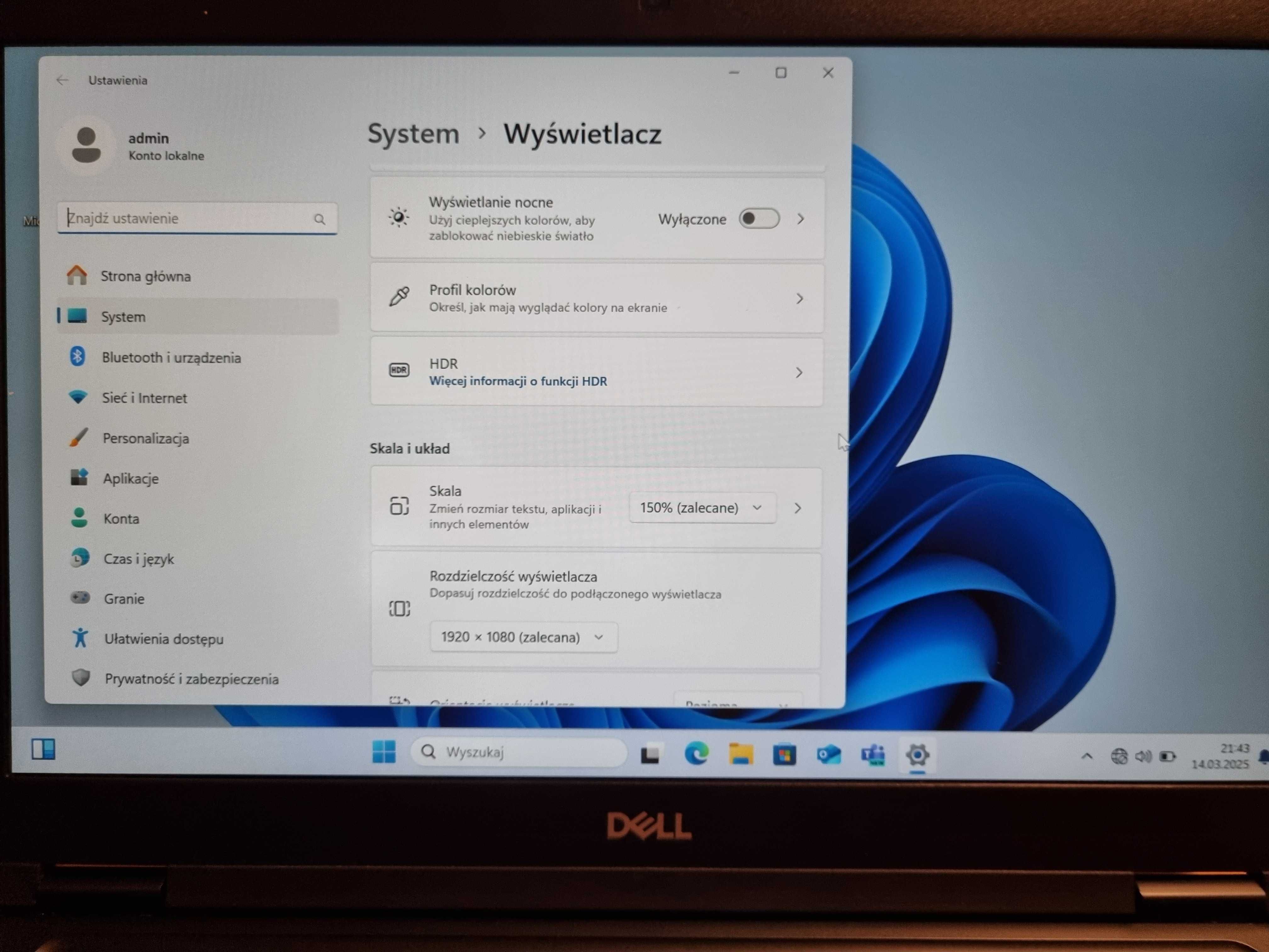 Laptop Dell Latitude 5490