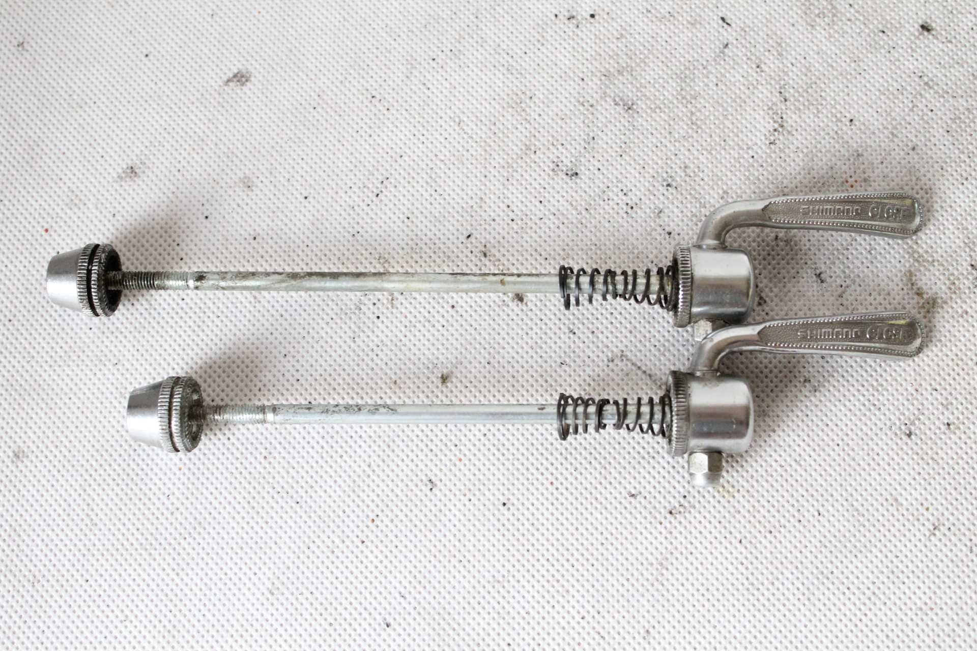 zaciski piast zamki shimano 600 arabesque JAPAN retro kolarzówka cp3
