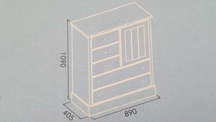 Quarto de bébé Cache Cache em pinho maciço - vendo à peça