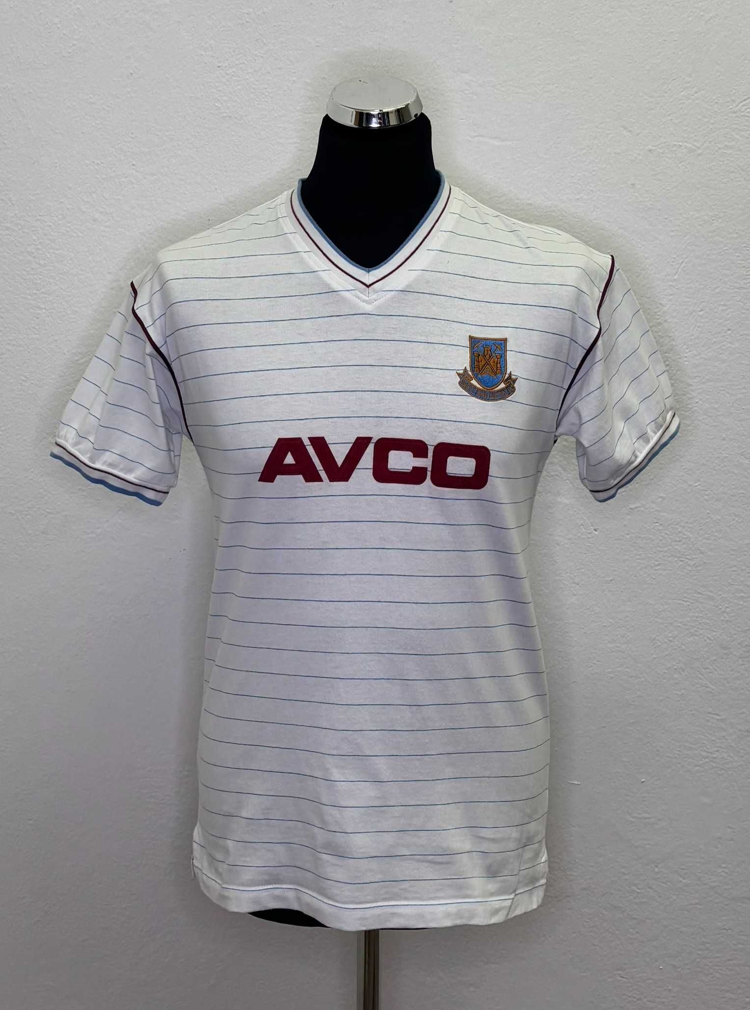 Koszulka Piłkarska West Ham United 1986/1987 Score Draw roz. S