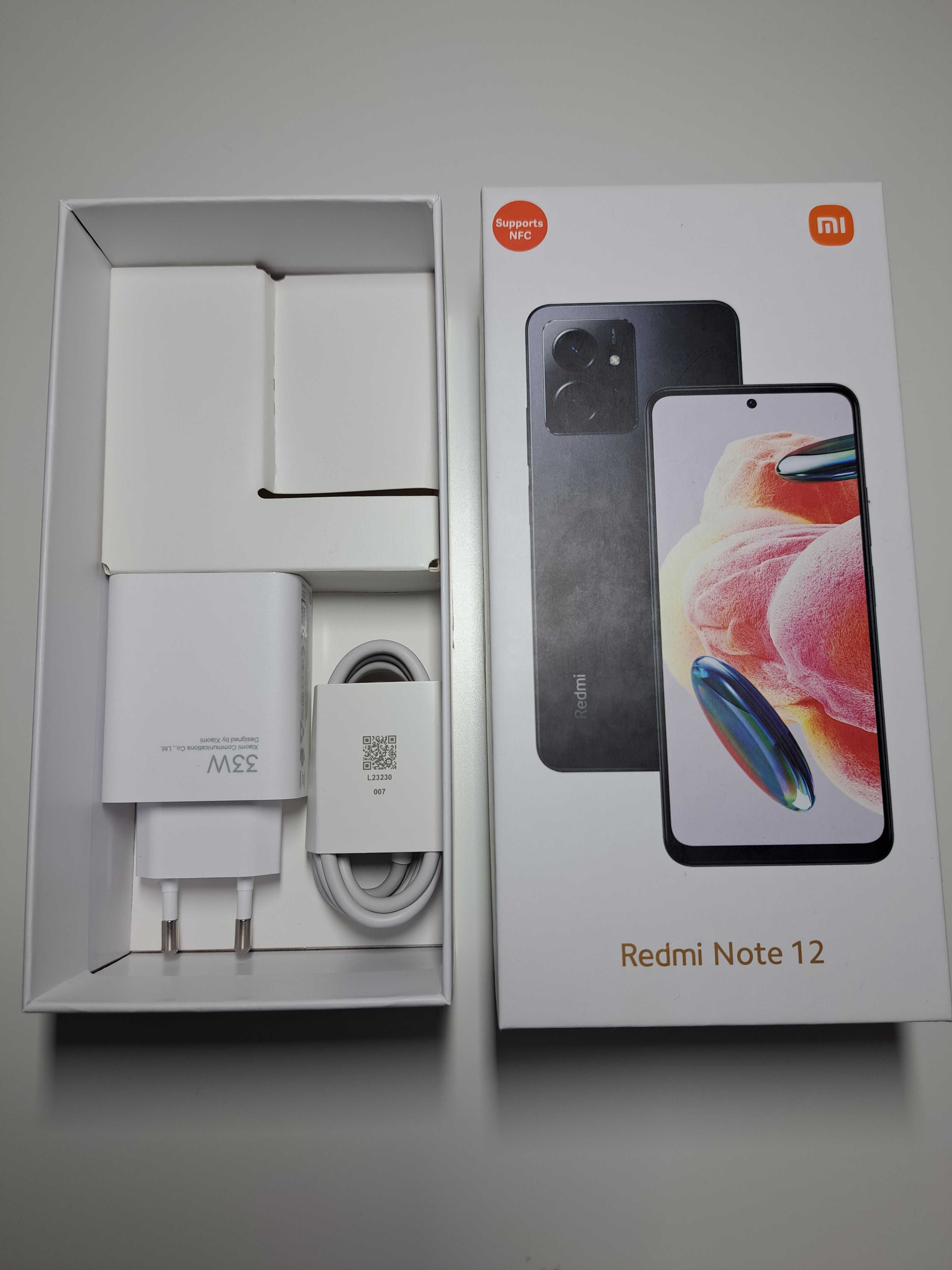 Smartfon Xiaomi REDMI NOTE 12 8 GB/256 GB ONYX GRAY / NOWY !