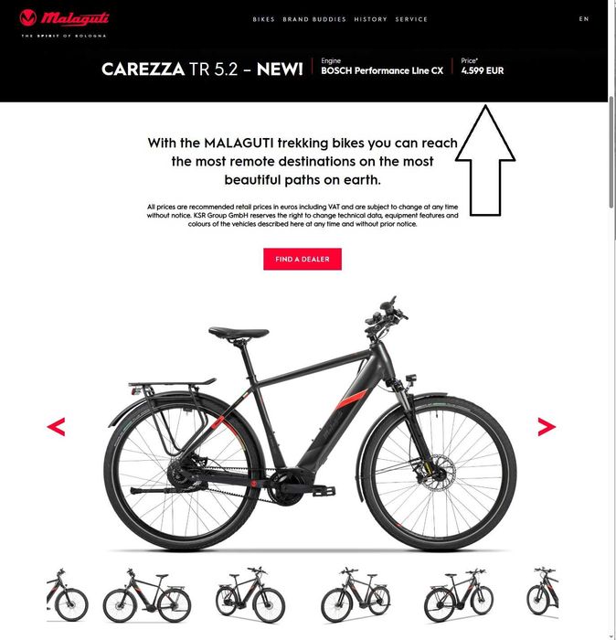 Bosch Smart Malagutti Carezza Corratec 50cm M Rower elektryczny