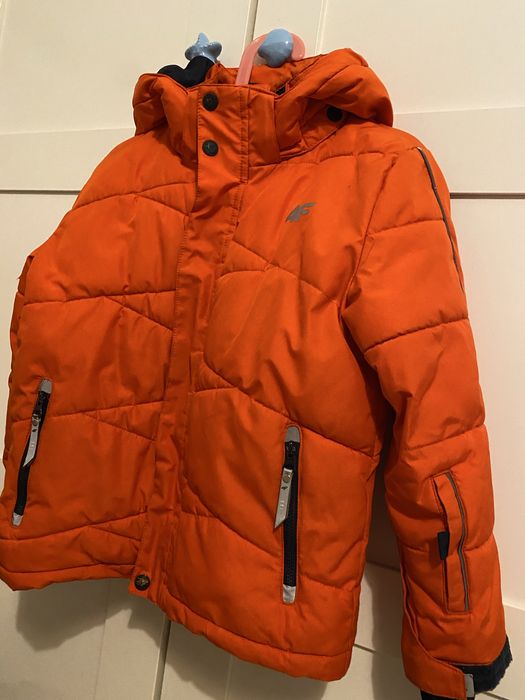 Kurtka 4f chlopiec zimowa 122 128