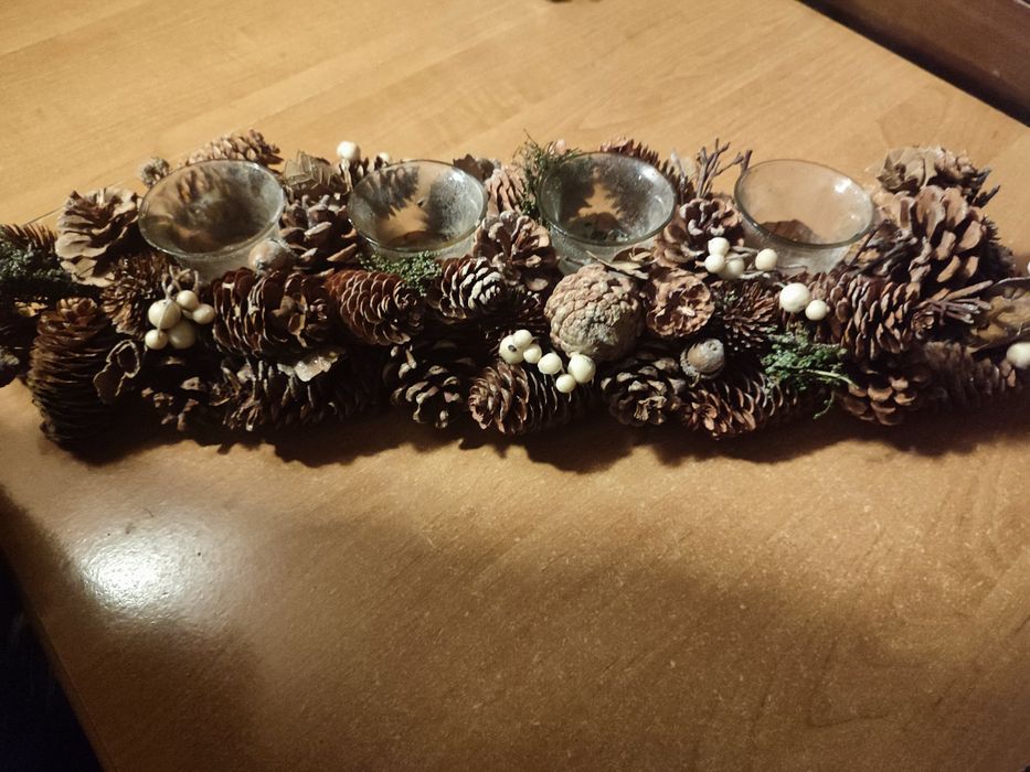 Świecznik ozdoba Home &you duży Boże Narodzenie