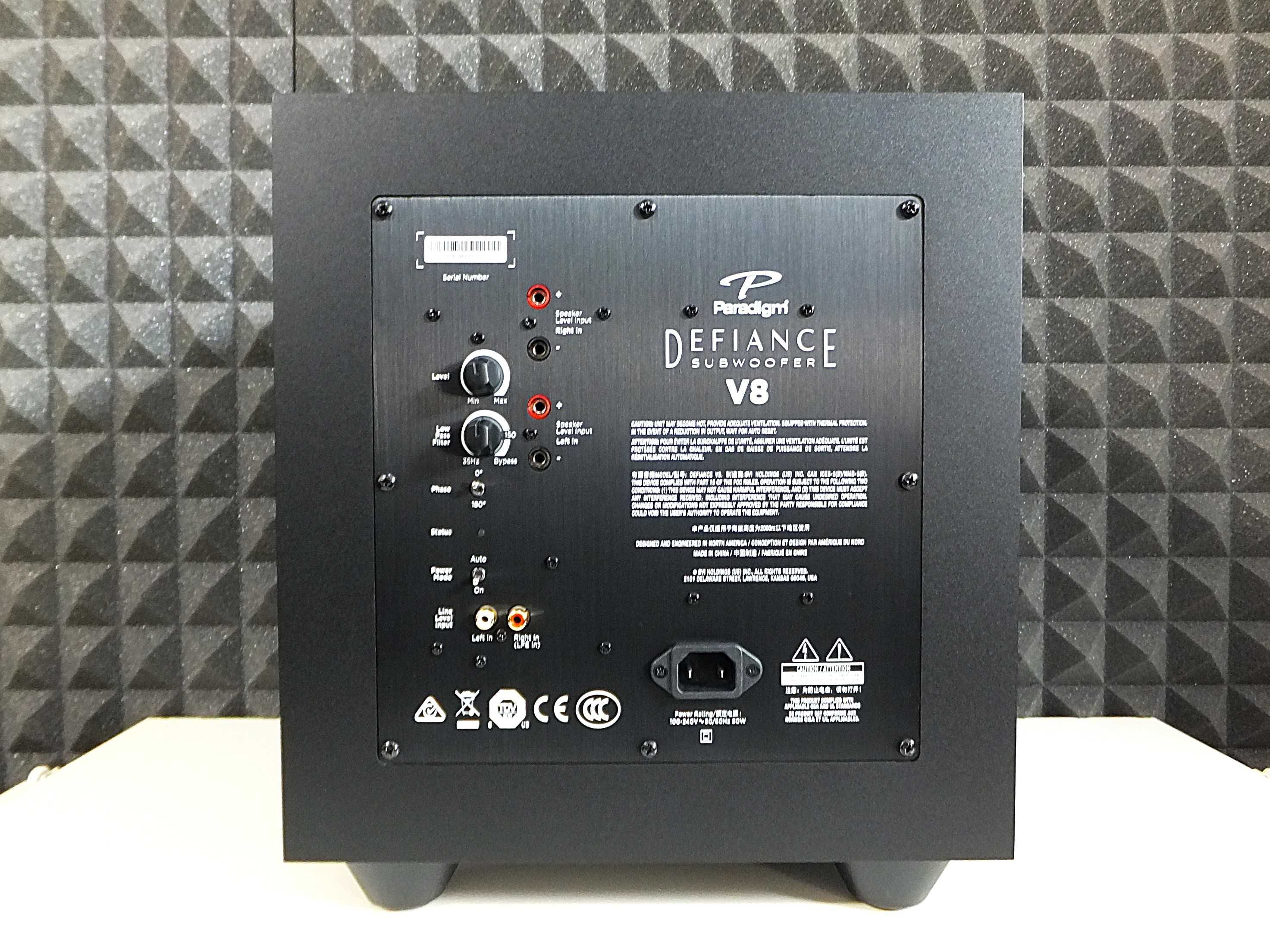 Nowy subwoofer aktywny PARADIGM Defiance V8 / OKAZJA !